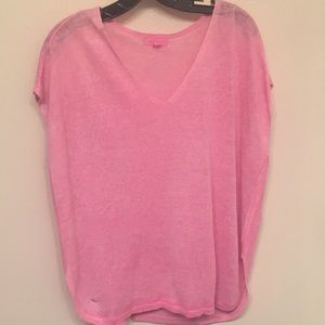 Lilly Pulitzer V-neck sweater-shirt